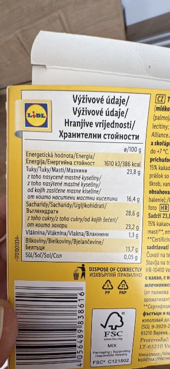 Pilos Crud Snack Vanilla packshot