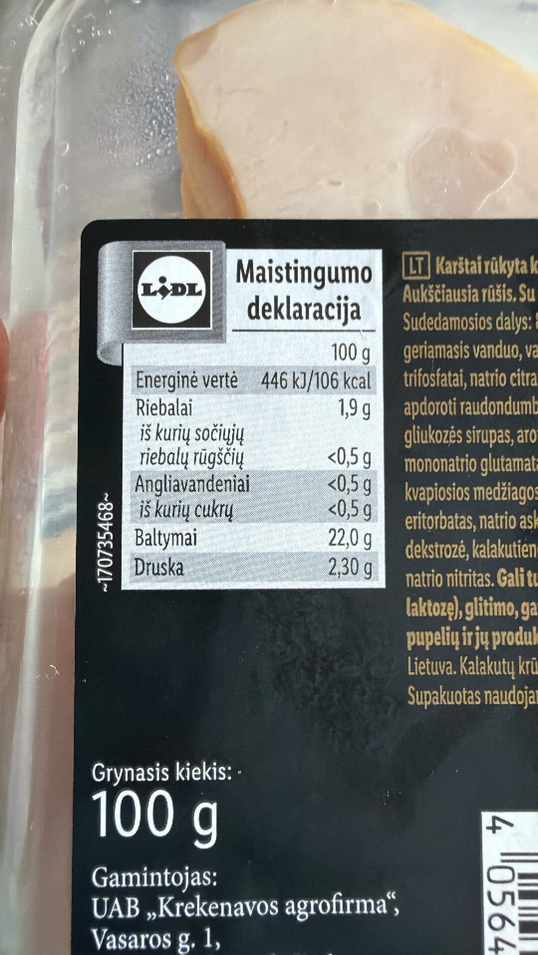 Pikok Karštai Rūkyta Kalakutų Krūtinėlė "Selected" packshot