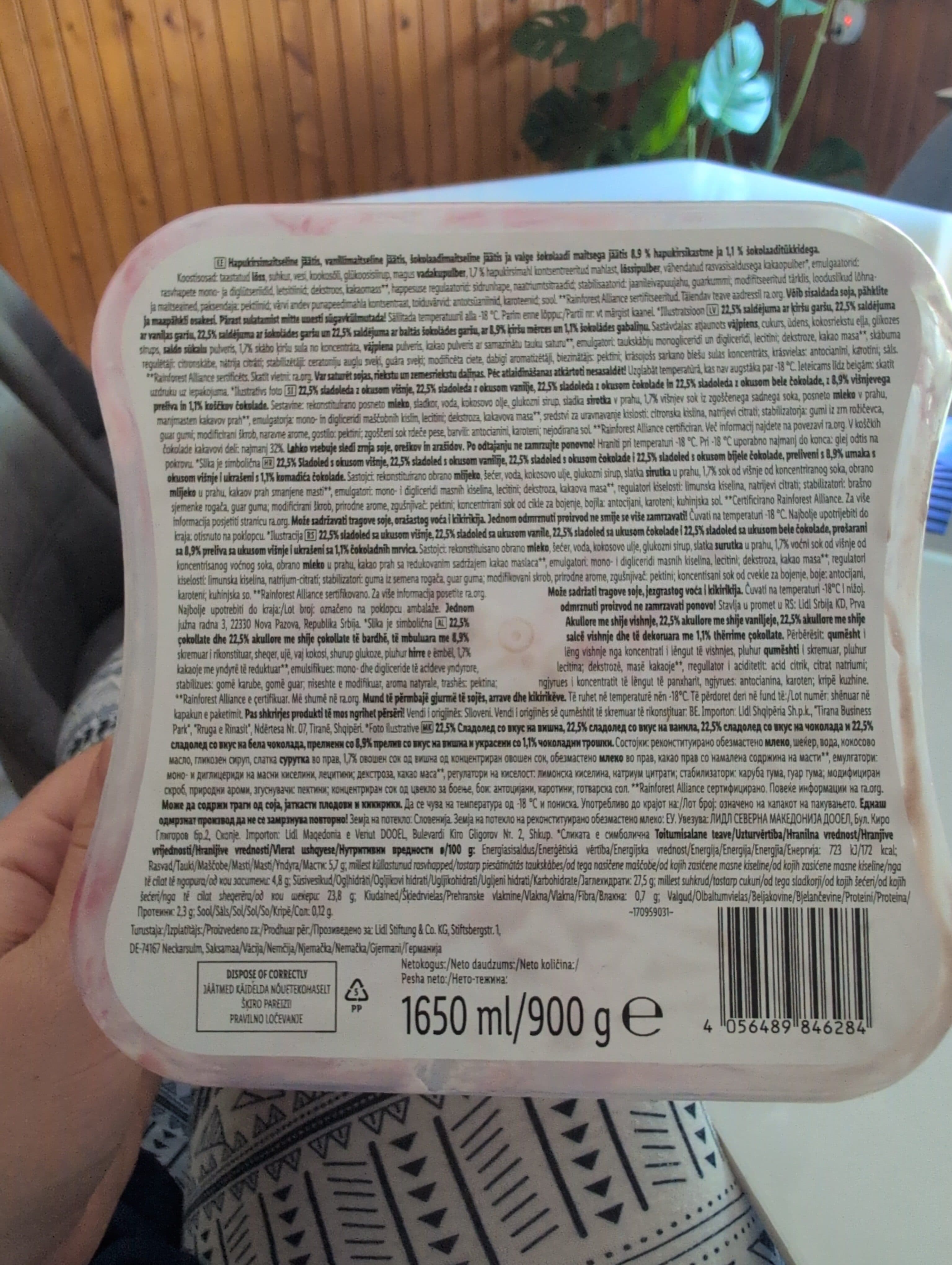 Ballino Ice mix ice cream packshot