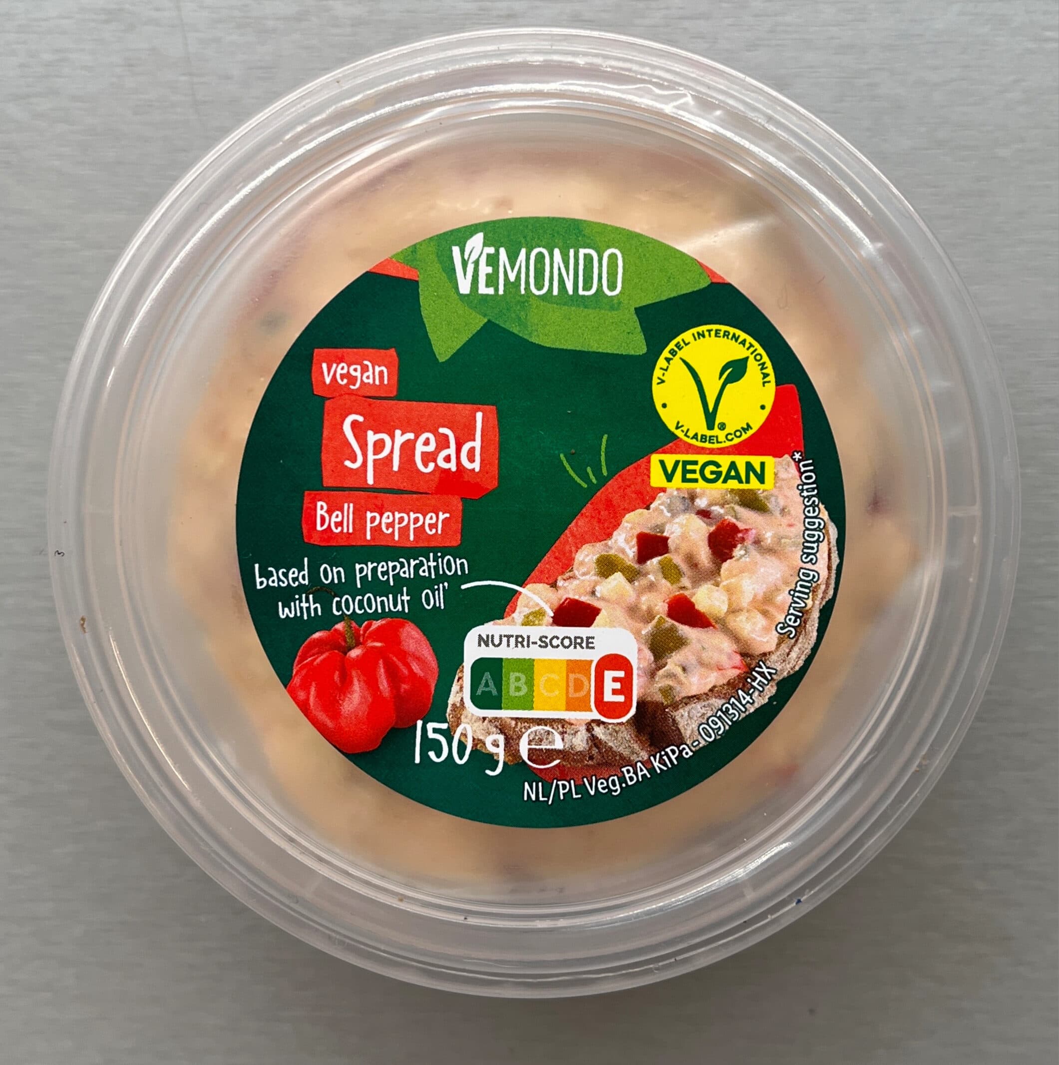 Vemondo Veganská pomazánka s paprikou packshot