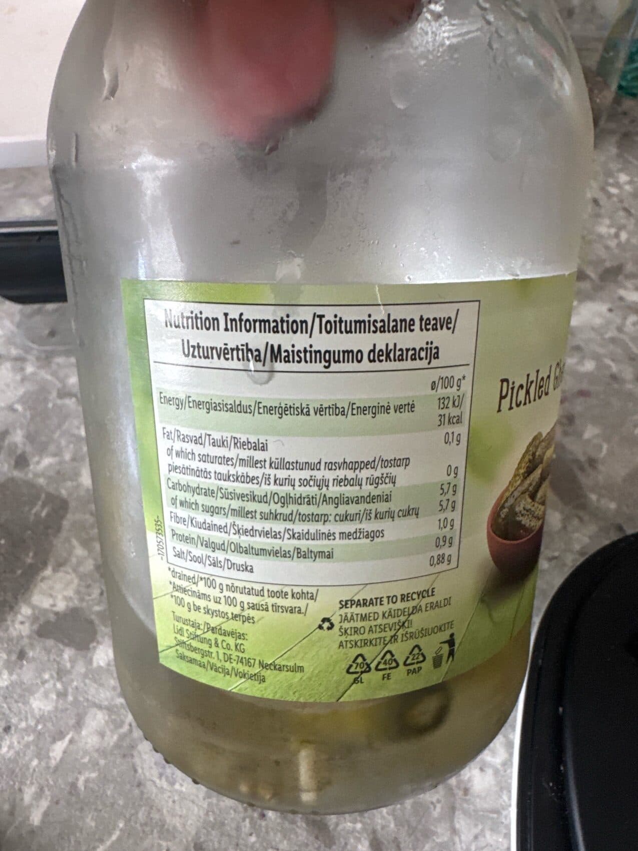 Pickled Gherkins Pickless packshot