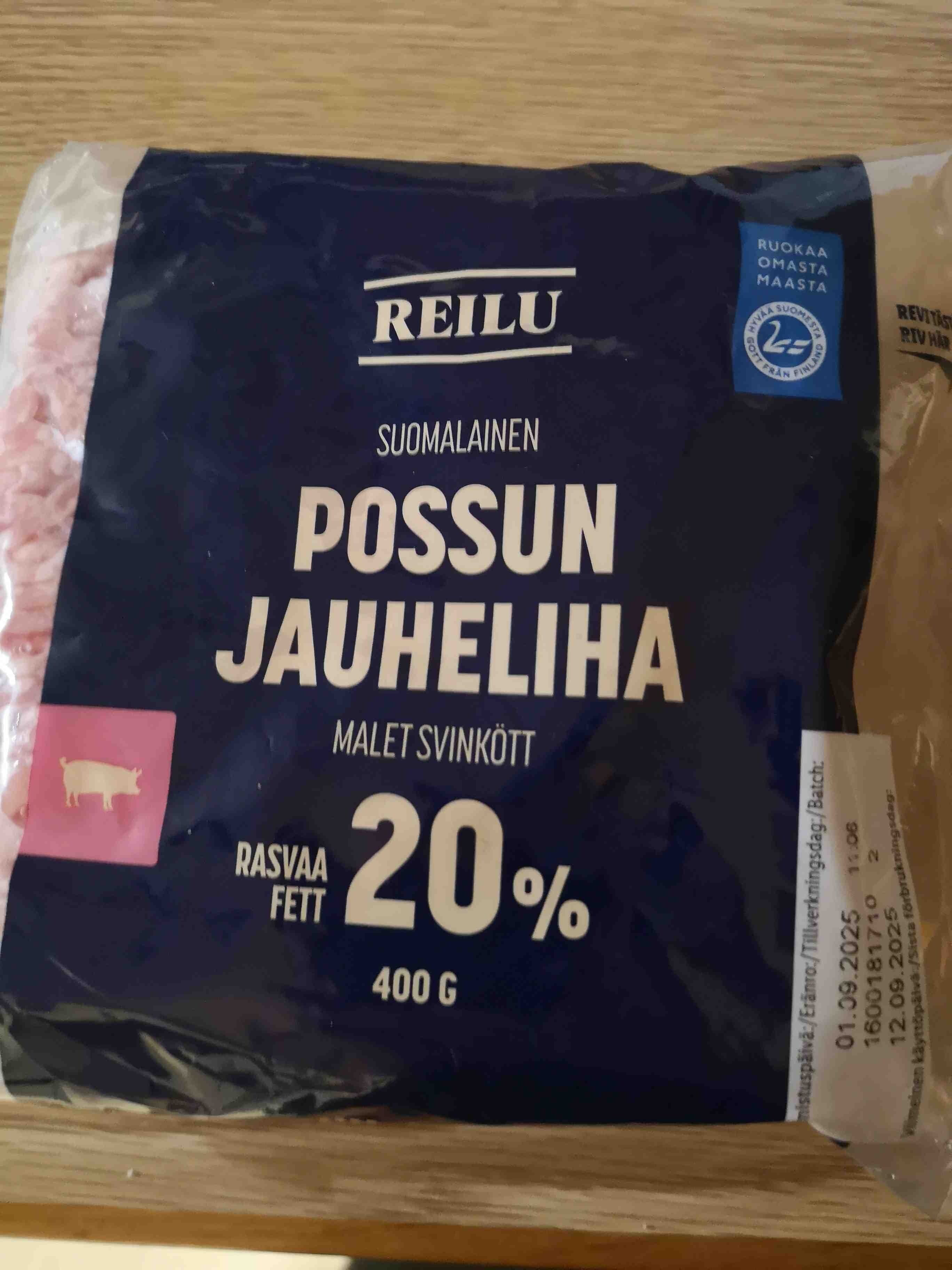 Reilu Possun jauheliha packshot
