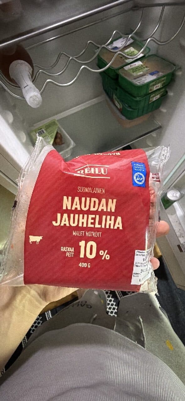 Reilu Naudan Jauheliha 10% packshot