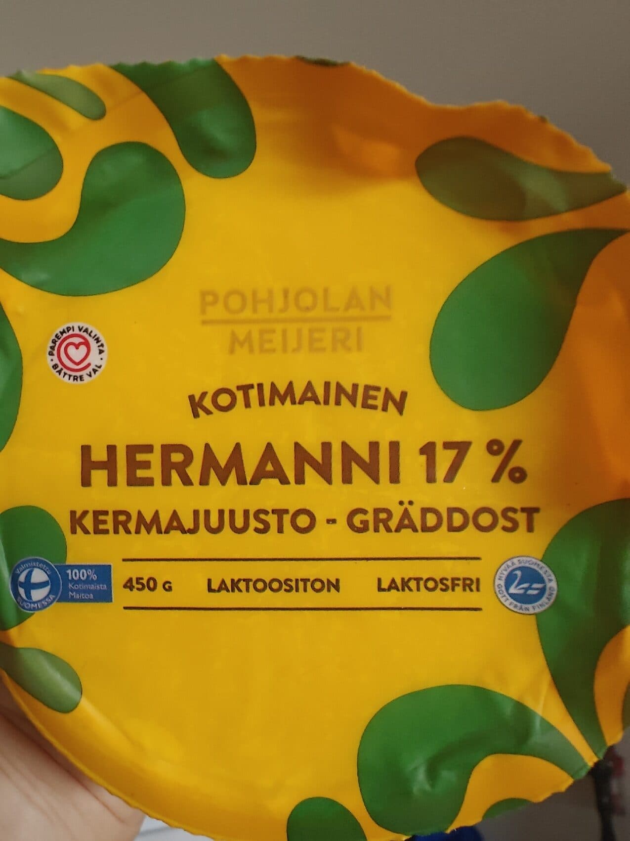 Pohjolan Meijeri Hermanni 17% packshot