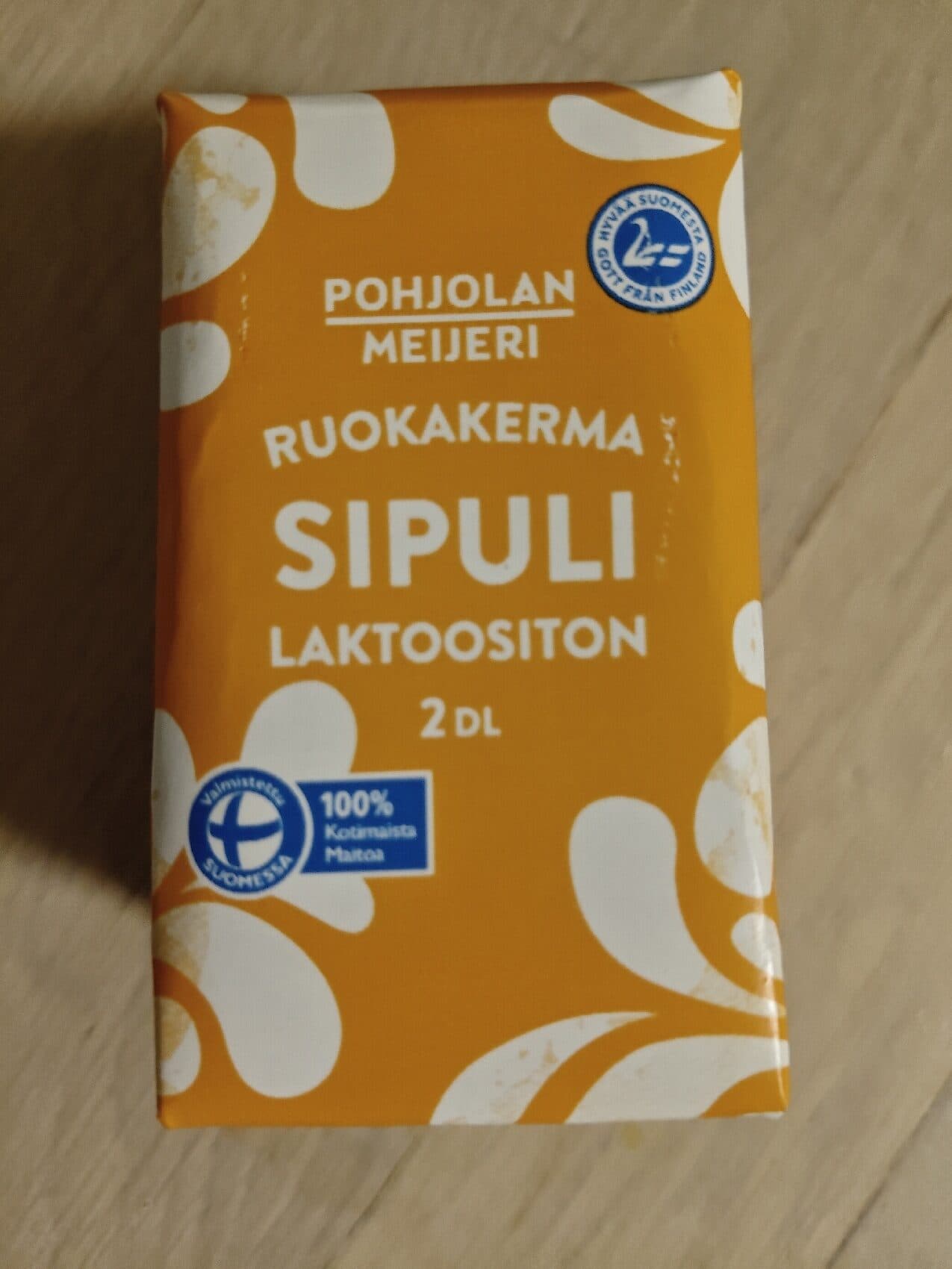 Pohjolan Meijeri Laktoositon Sipuli Ruokakerma packshot