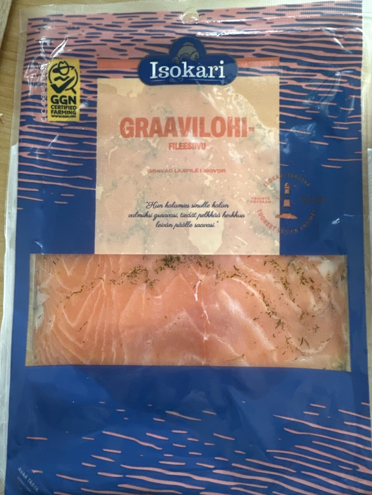 Isokari Graavilohi-fileesiivu packshot