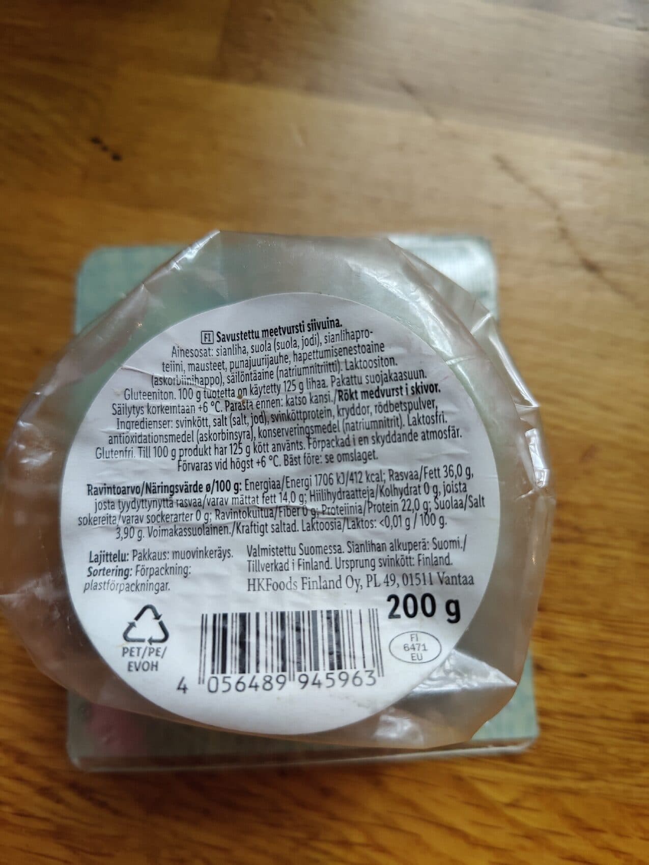 Kartanon Kotimainen Meetvursti packshot