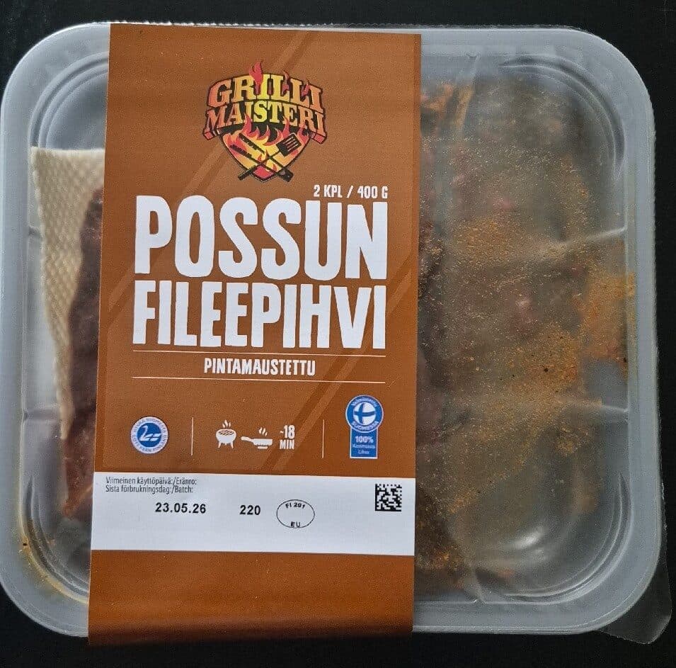 Grilli Maisteri Possun fileepihvi packshot