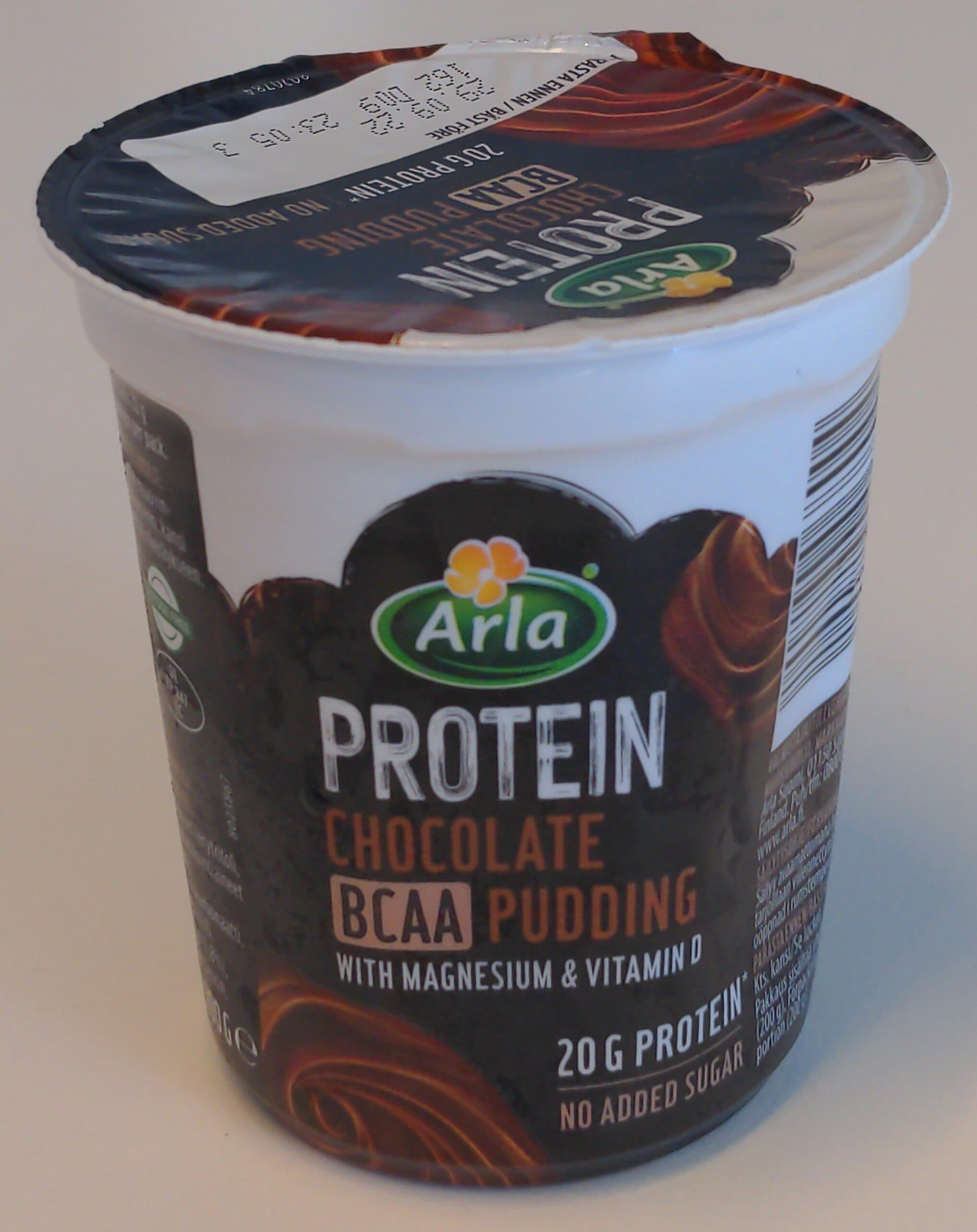 Arla Protein Chocolate bcaa pudding packshot