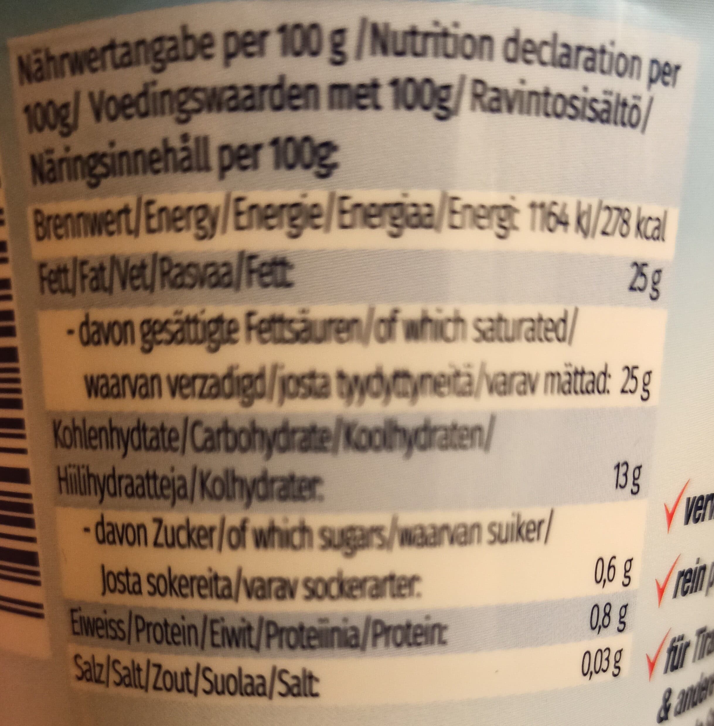 Honning as Mascarpone packshot