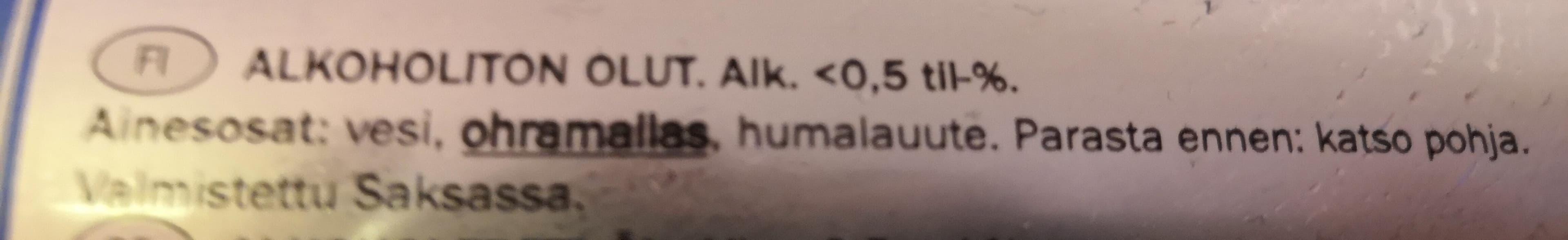 Finkbrau Finkbrau "alkoholiton" olut packshot
