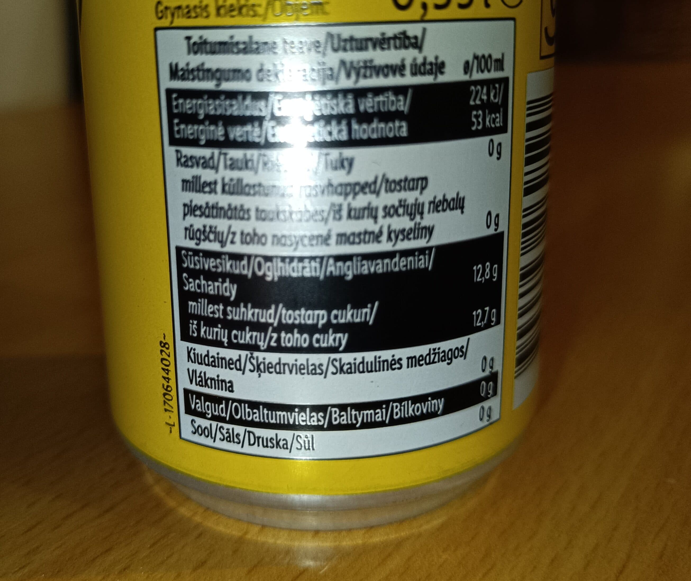 Freeway sparkling lemon drink packshot