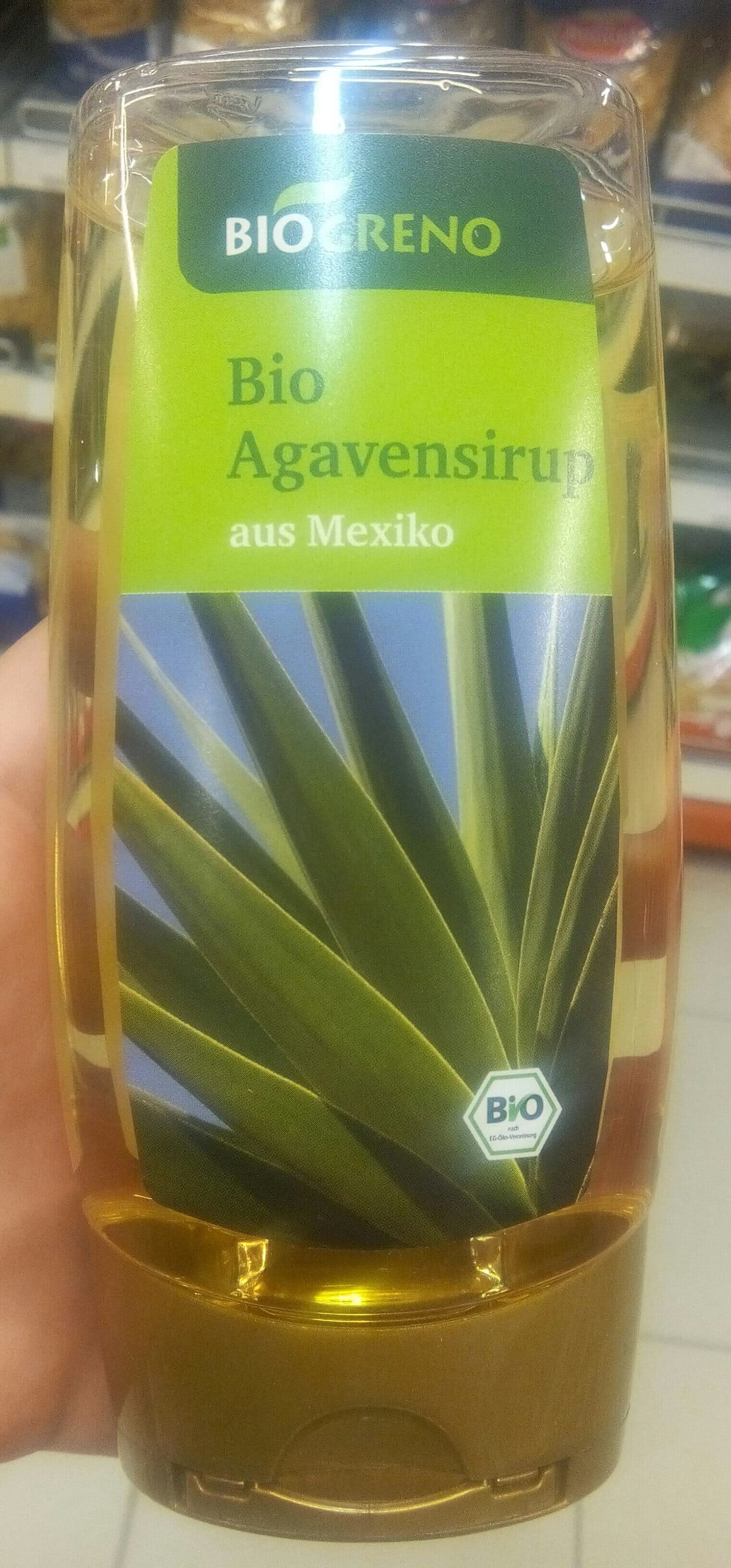 Biogreno Bio agavensirup aus Mexico packshot