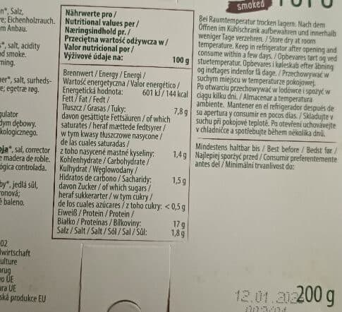Bio asia Organic tofu, smoked packshot