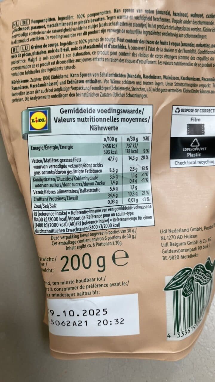 Alesto Alesto Selection Pompoenpitten/ Graines de courge packshot
