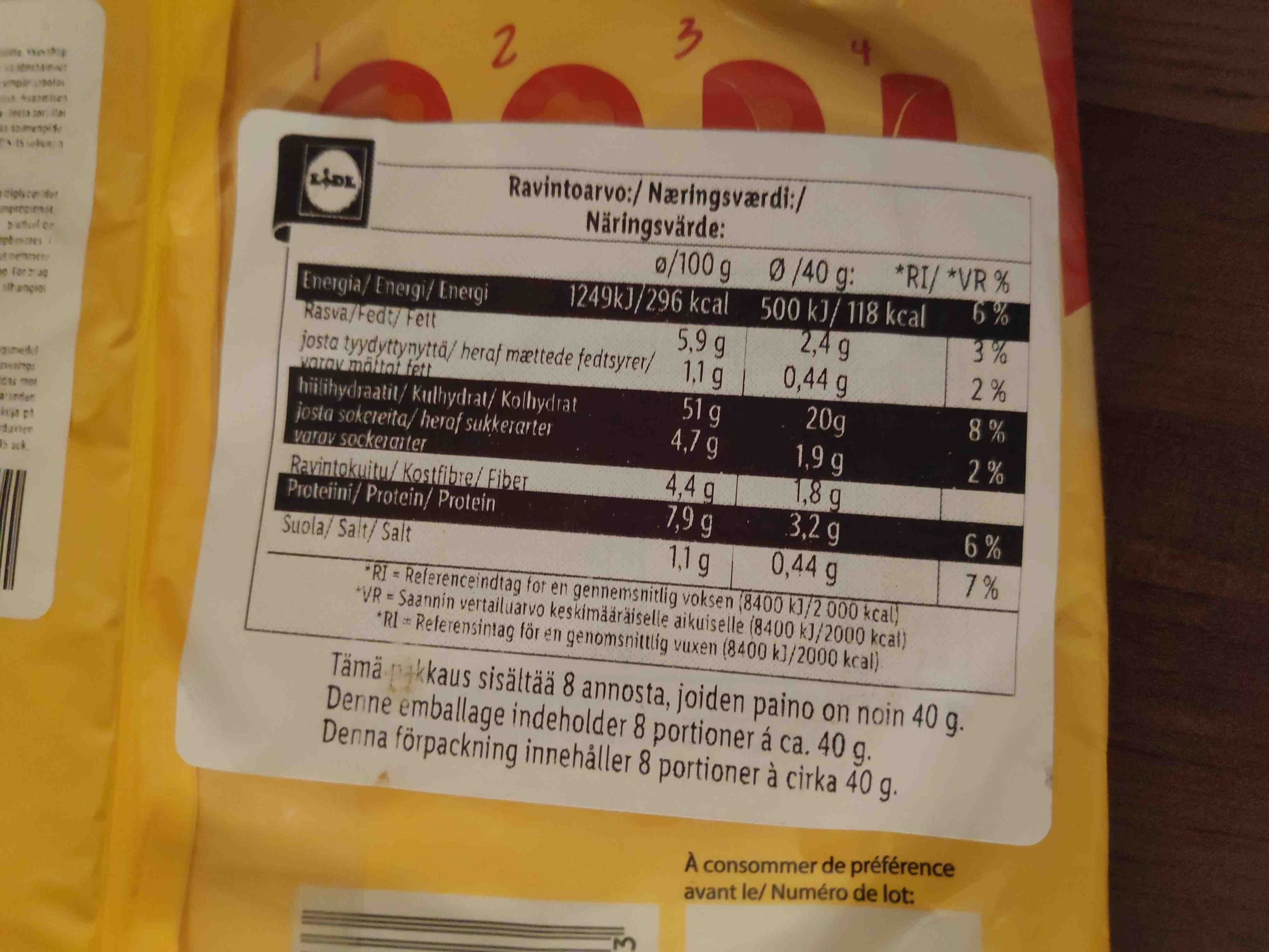 Snack Day Tortilla Wraps packshot