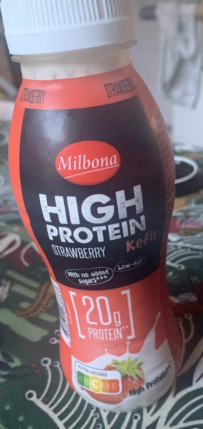 Milbona High Protein Strawberry Kefir packshot