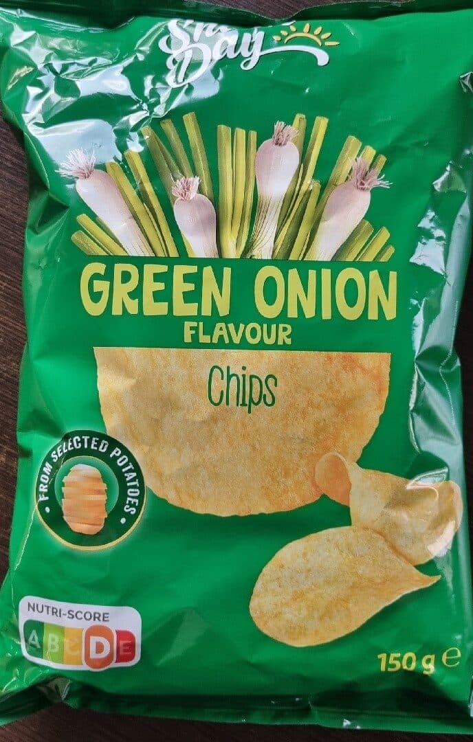 Snack Day Lidl Green Onion Chips packshot