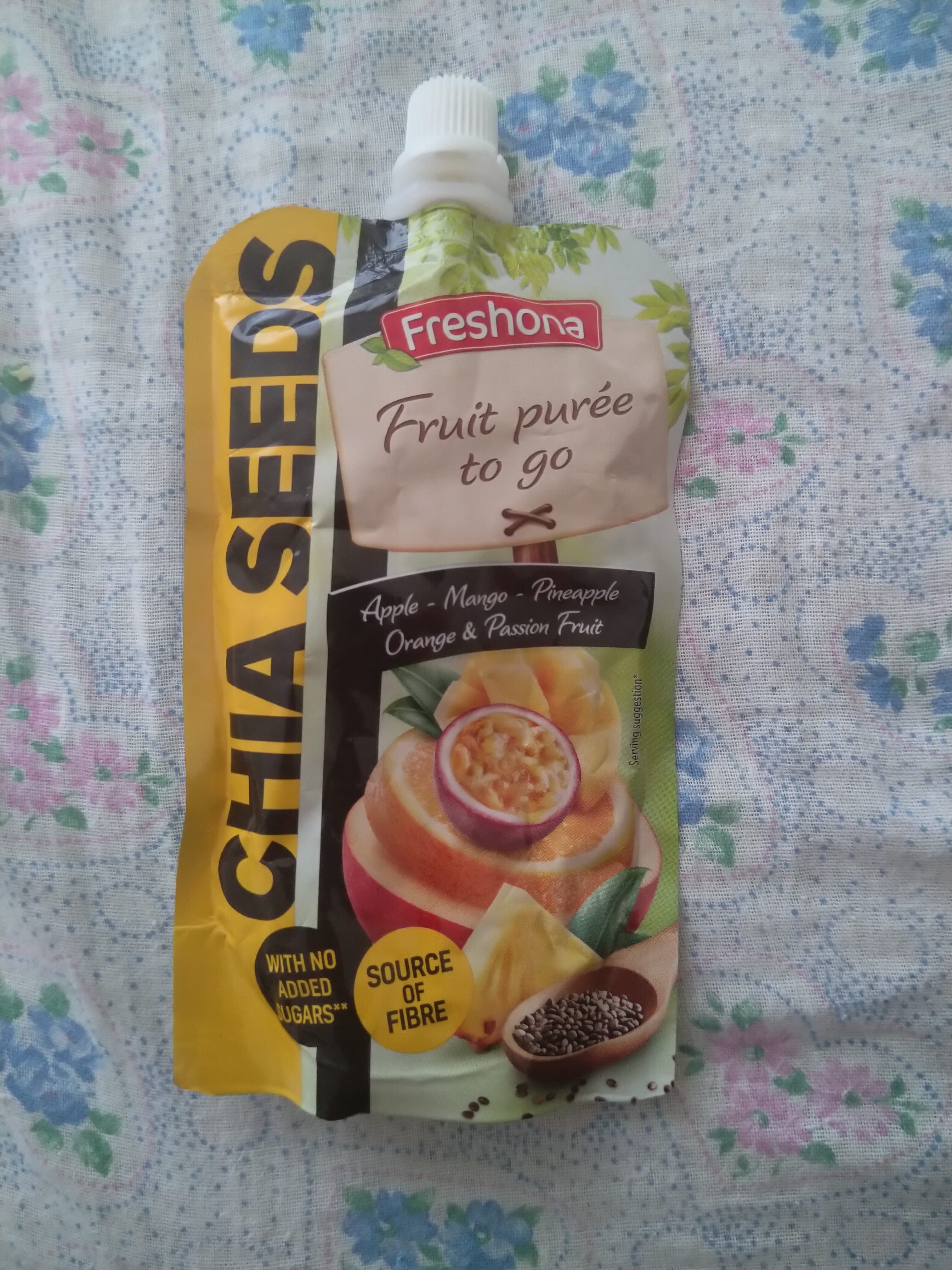 Lidl Freshona Fruit Puree To Go With Chia Seeds packshot