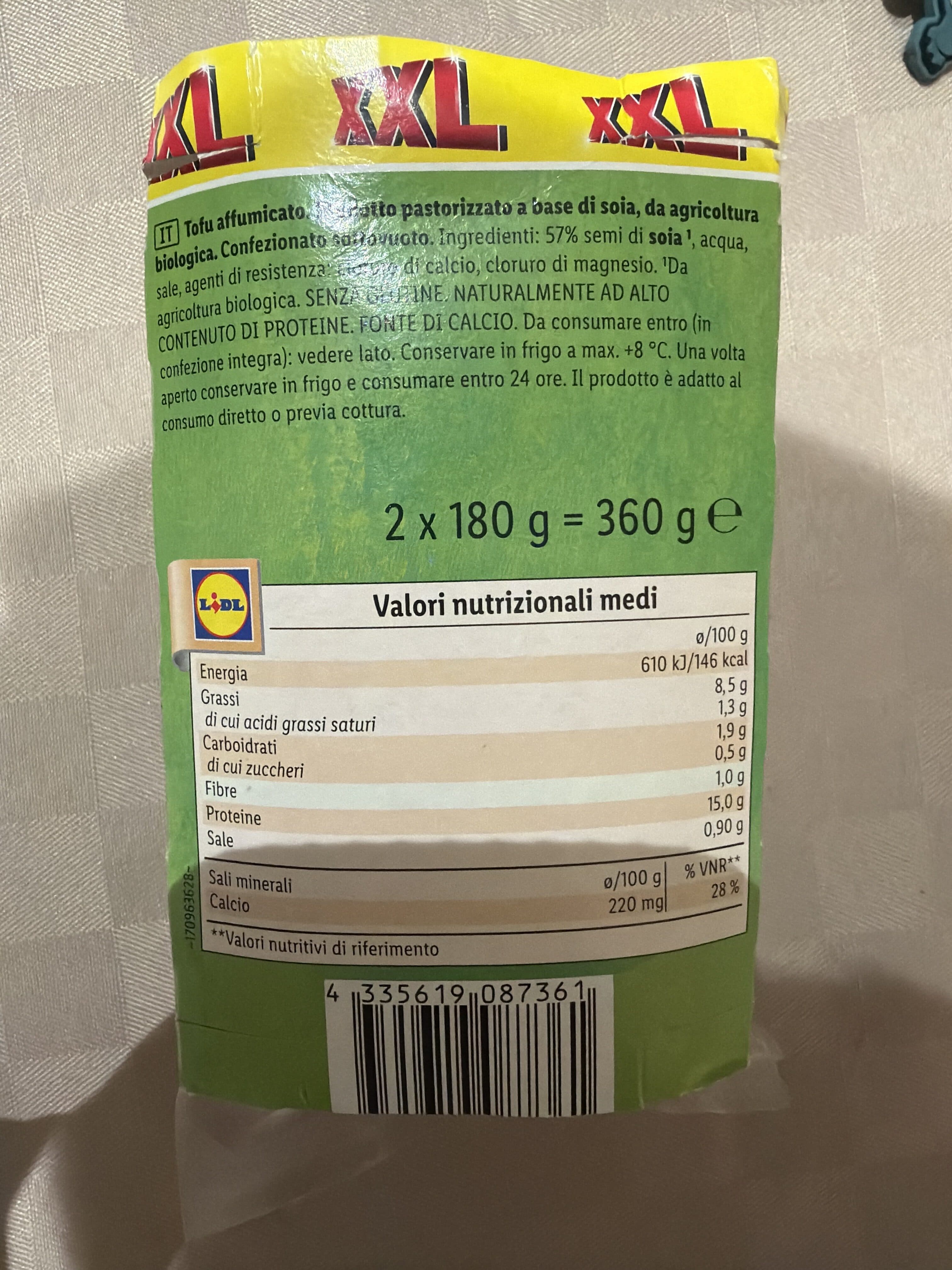 Vemondo Tofu Smoked packshot