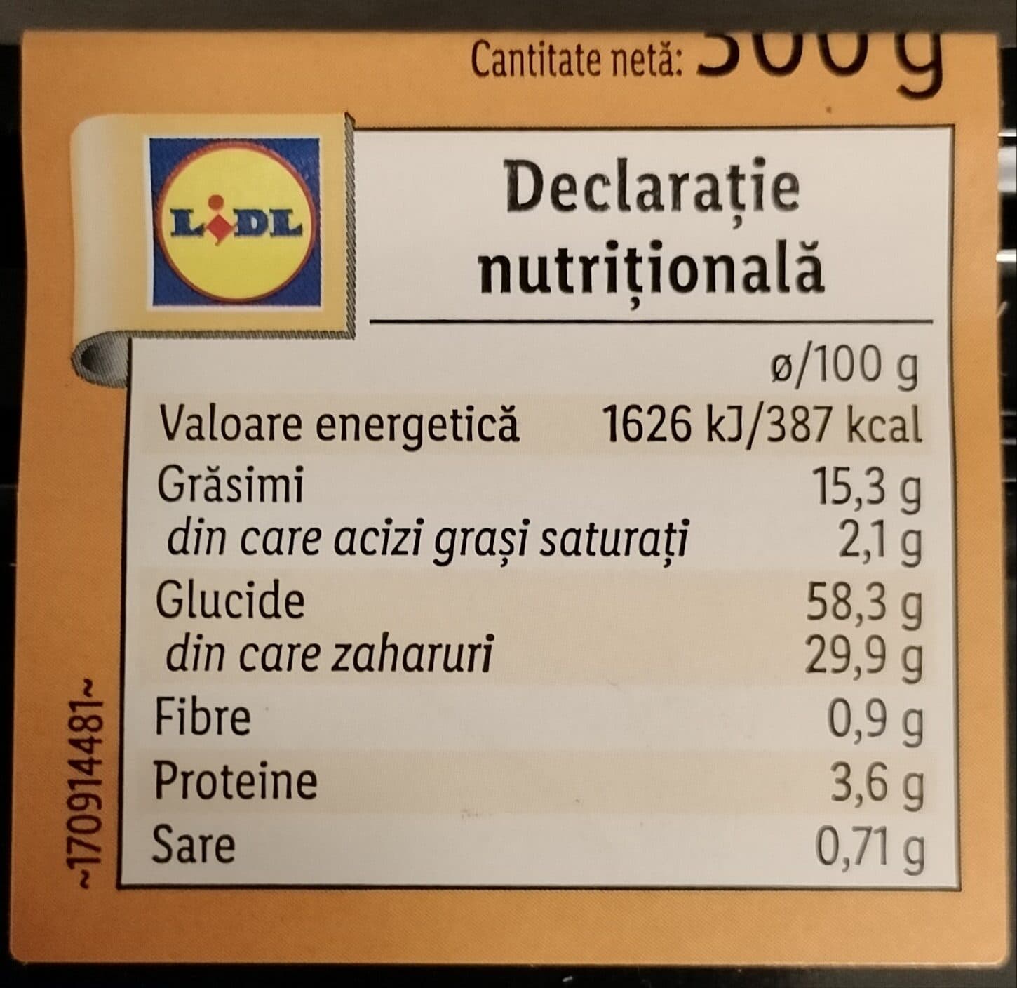 Sol Mar Crema Catalana Cake packshot