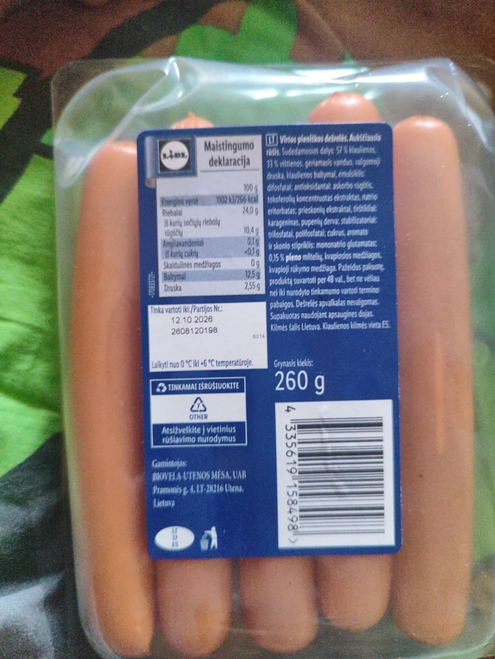 Lidl Piena Desiņas packshot