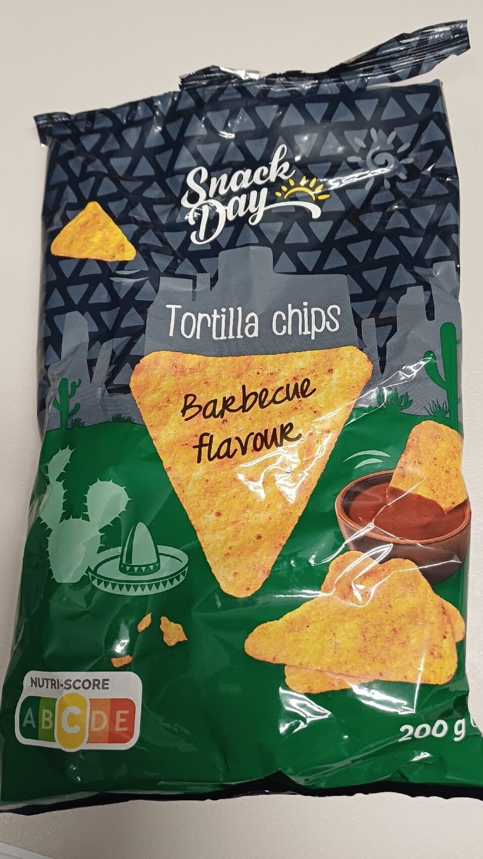 Lidl Tortilla Chips Barbecue Flavour packshot
