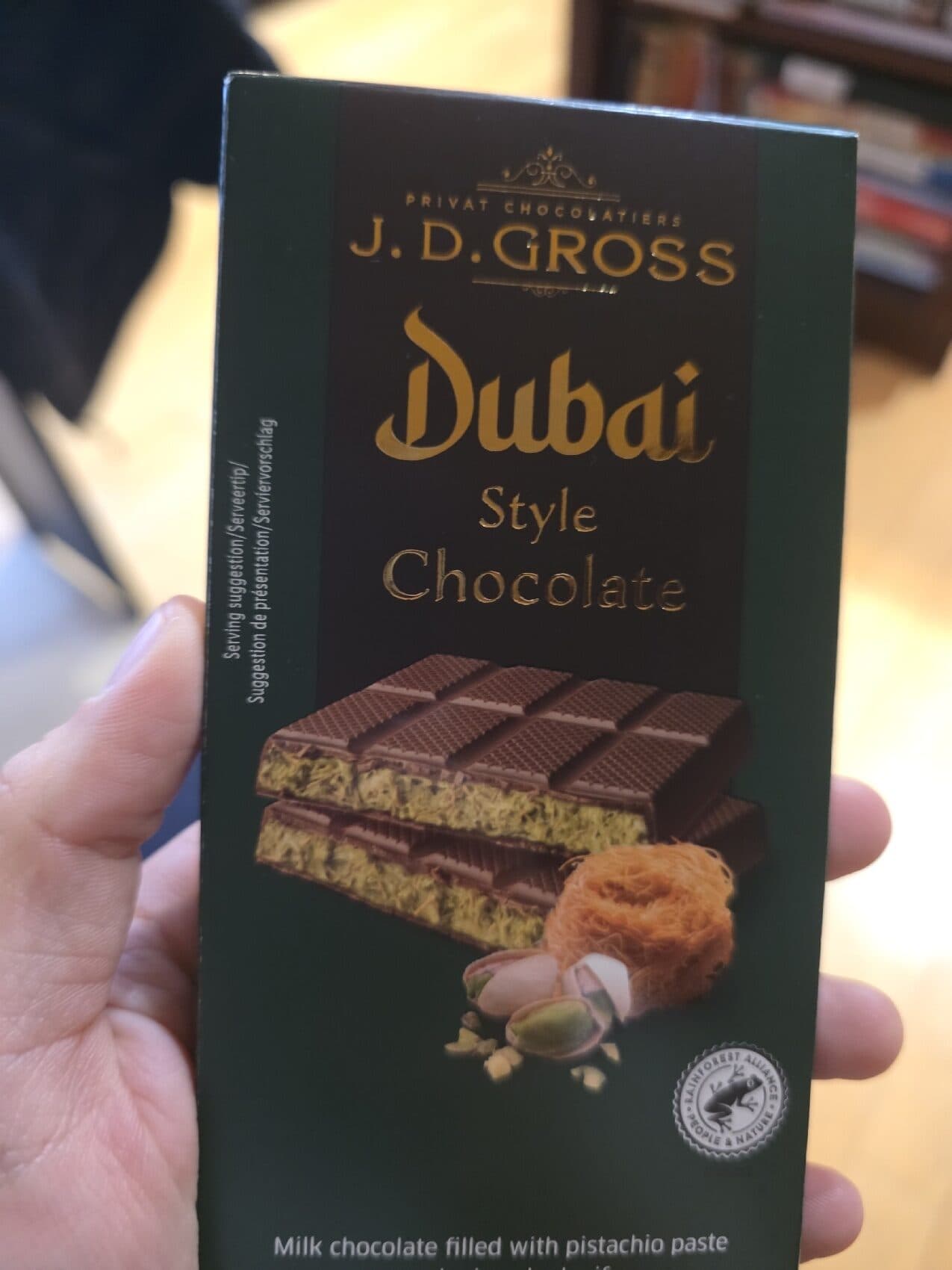 J.D. Gross Dubai chocolate packshot