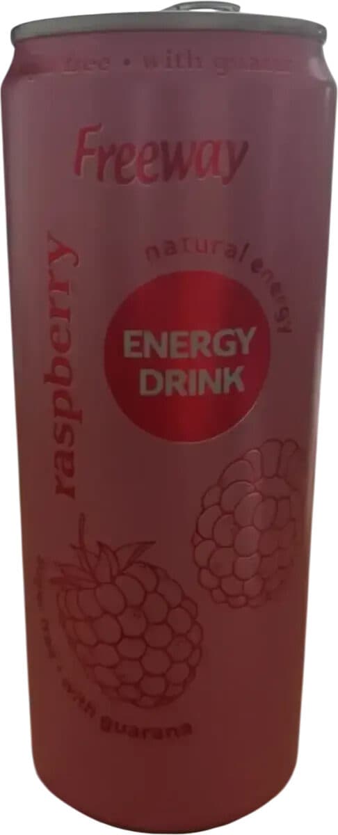 Freeway Raspberry Energy Drink packshot