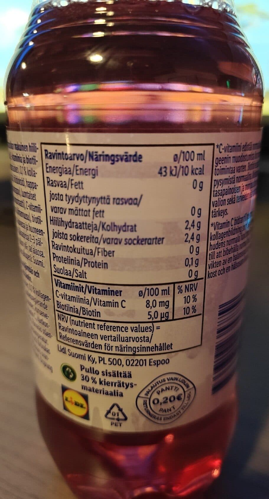 Saskia Plus Karhunvatukka Mustikka packshot