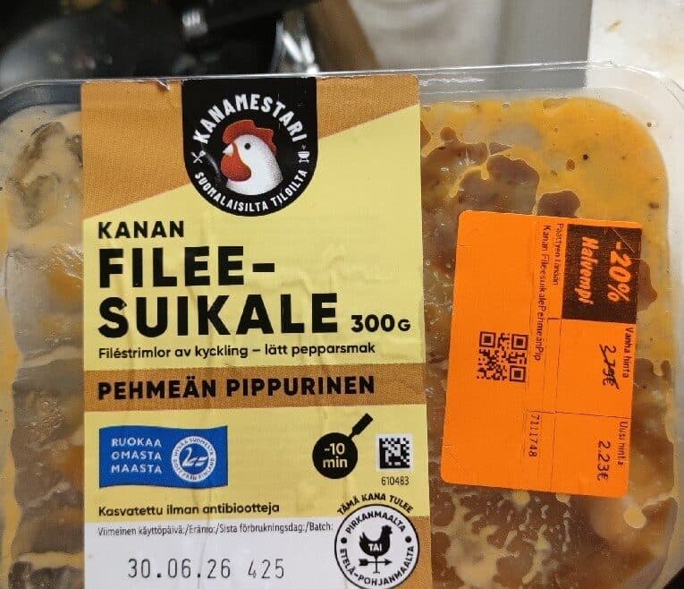 Kanamestari Fileesuikale Pehmeän Pippurinen packshot