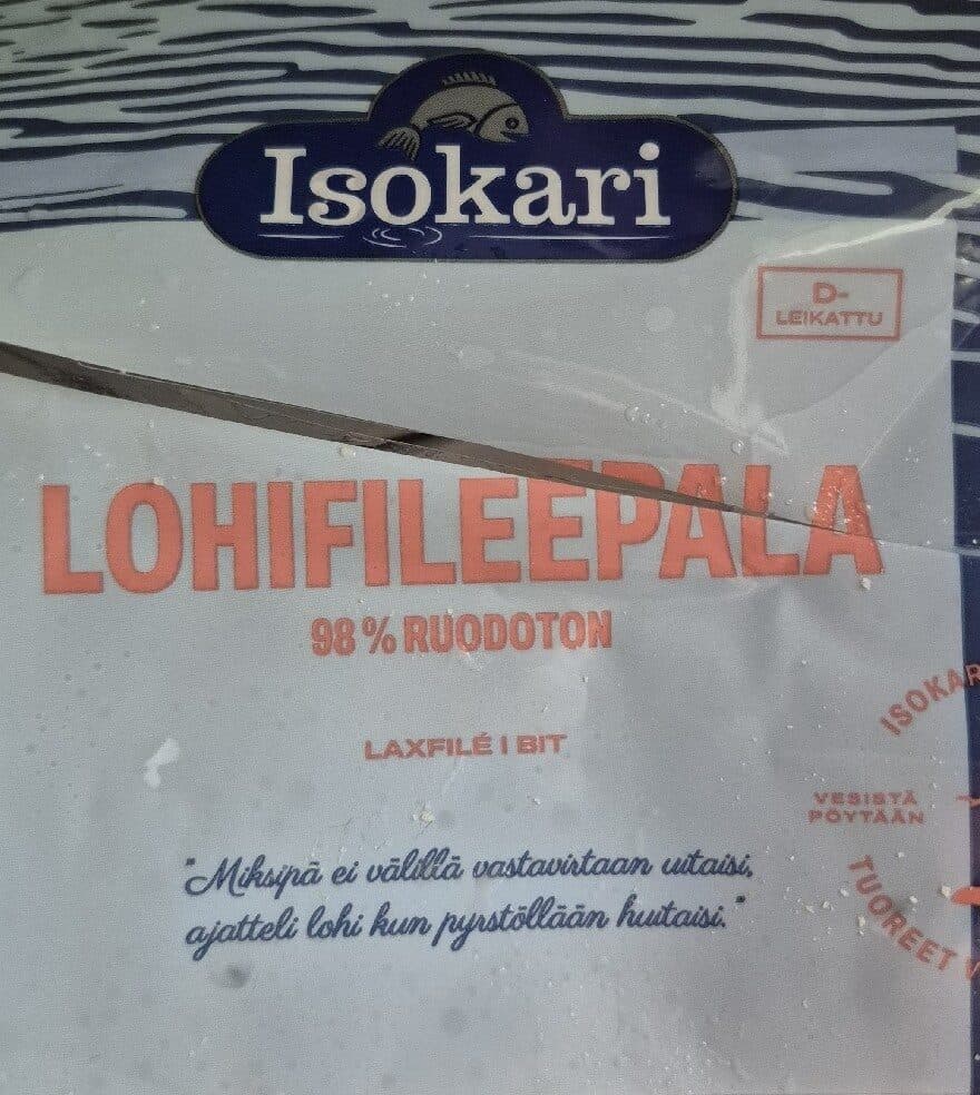 Isokari Lohifileepala packshot