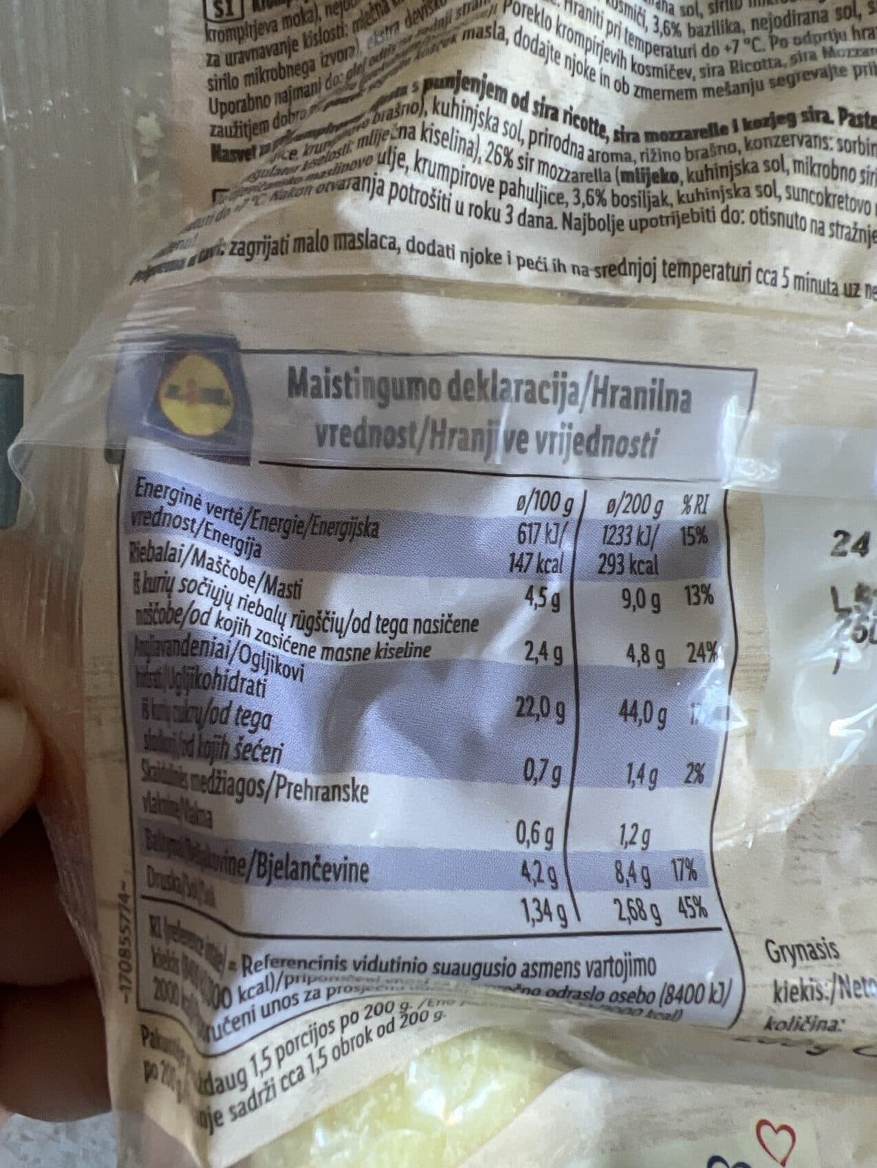 Lidl Pan-Fry Gnocchi packshot