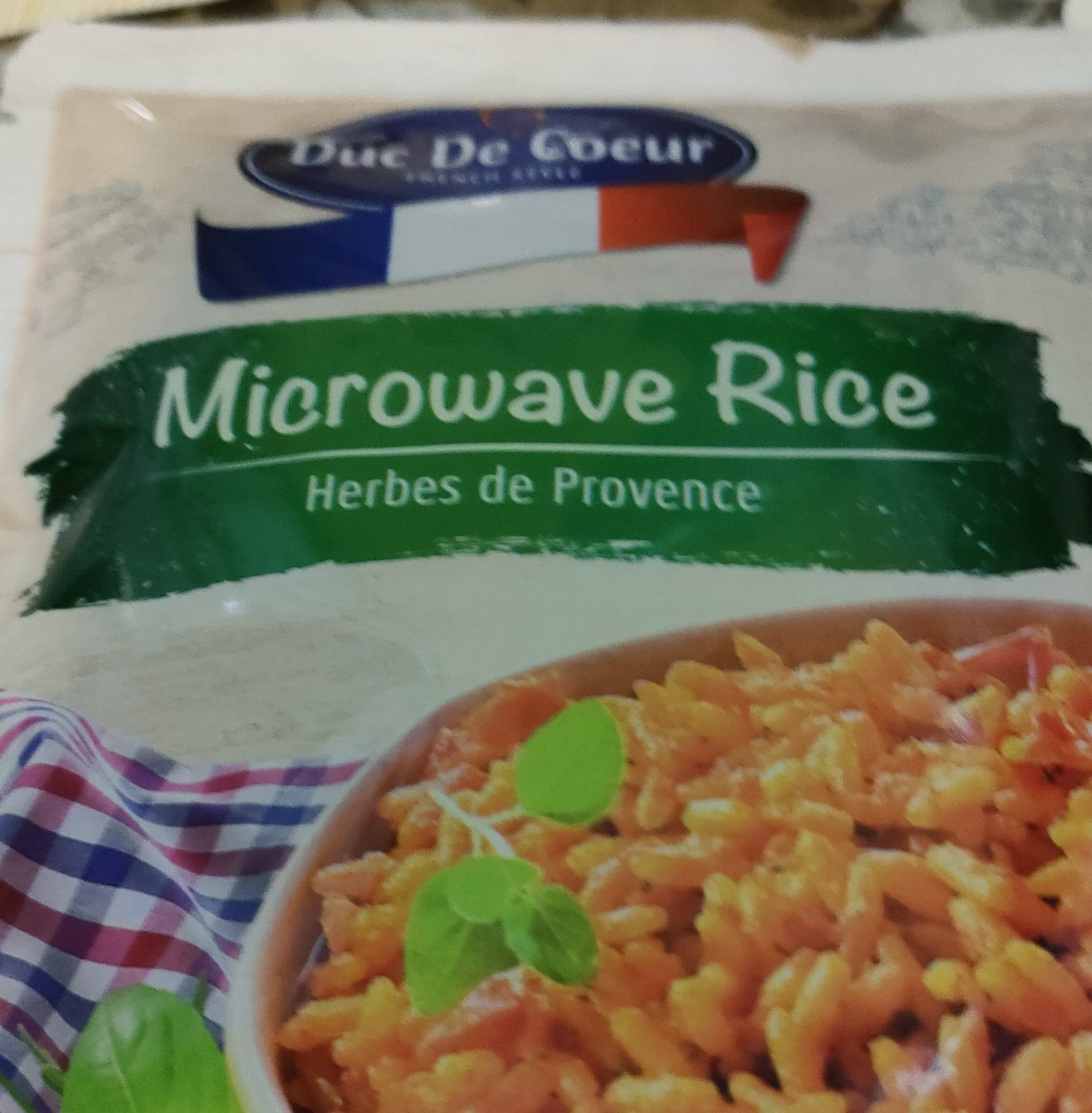 duc de coeur Microwave rice packshot