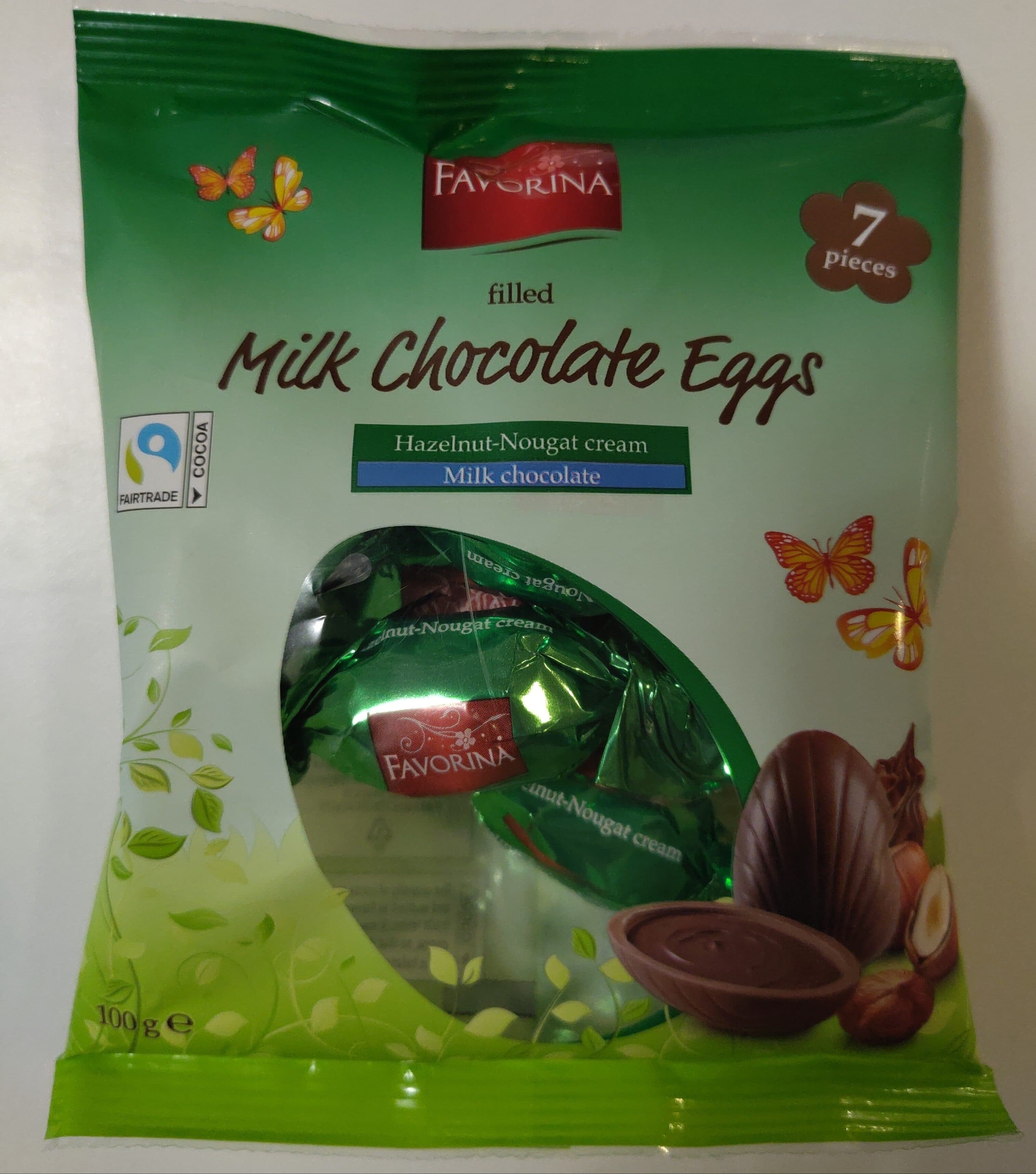 Favorina Milk Chocolate Eggs packshot