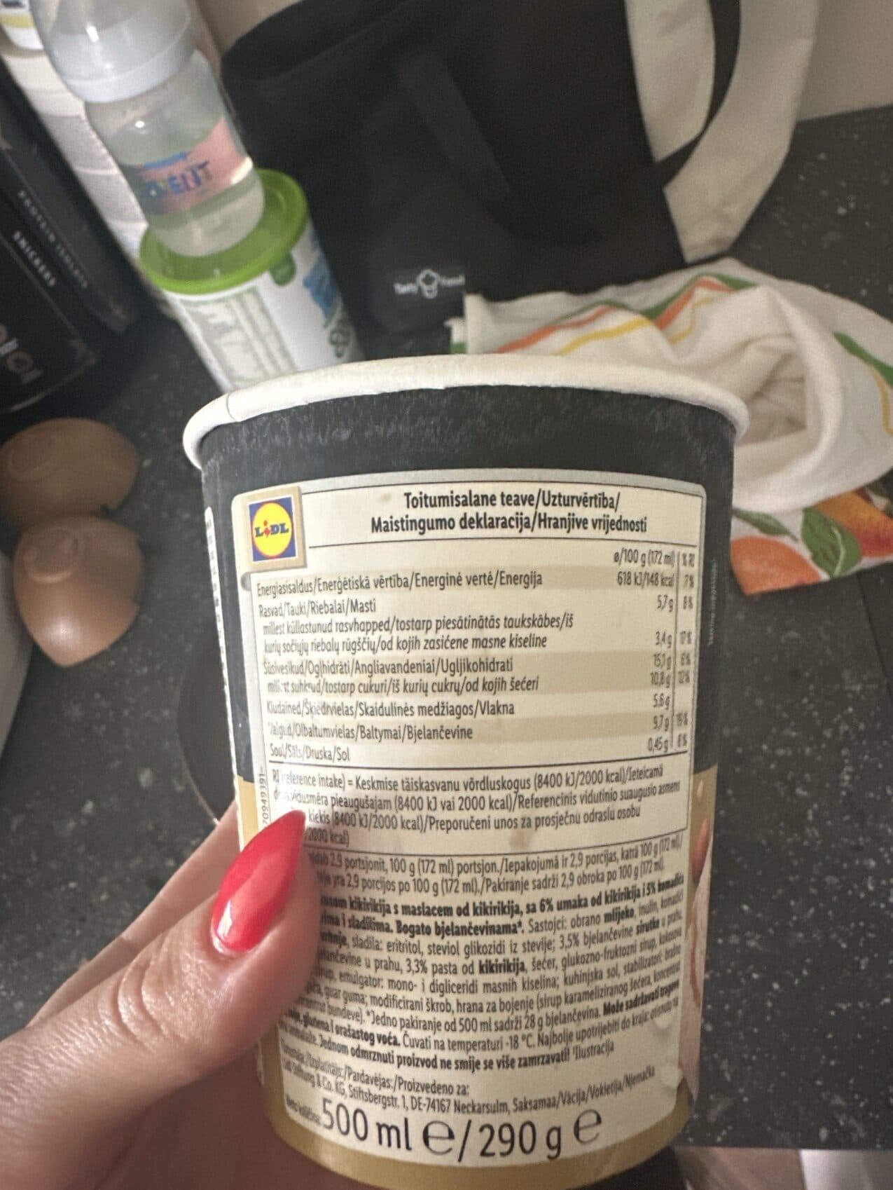 Gelatelli High Protein Peanut butter ice cream packshot