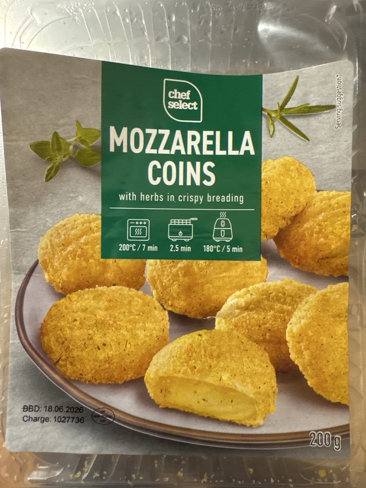 Chef Select Mozzarella Coins packshot