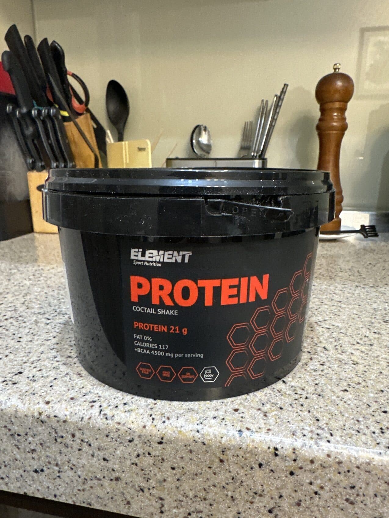 Element Strawberry Whey Protein packshot