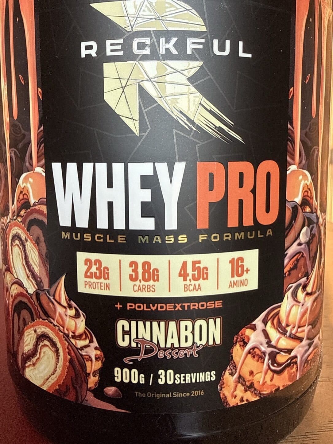 Reckful Whey Pro packshot