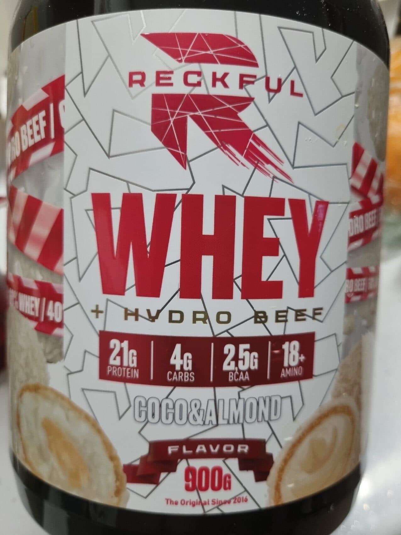 Reckfull Whey + Hydro Beed Rafaello Flavour Protein packshot