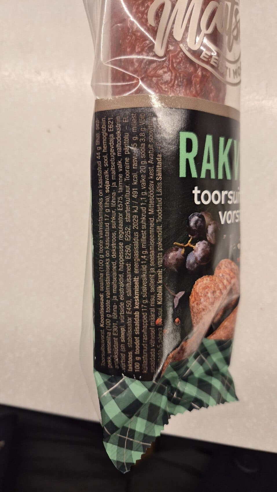 Rakvere Toorsuitsuvorst packshot