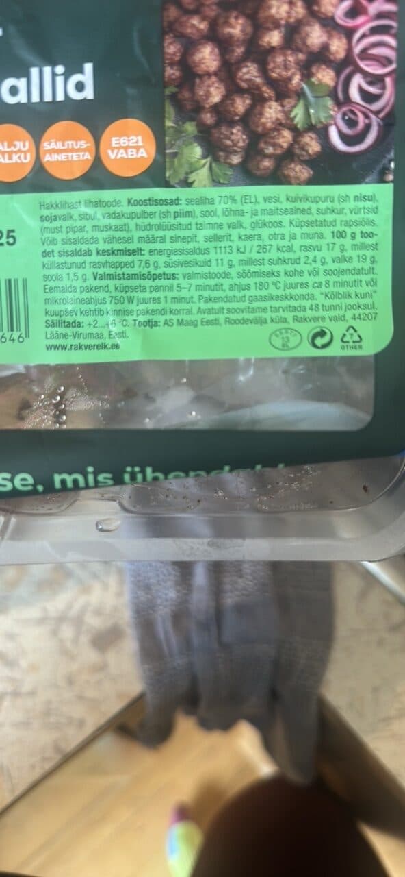 Rakvere mini-lihapallid packshot