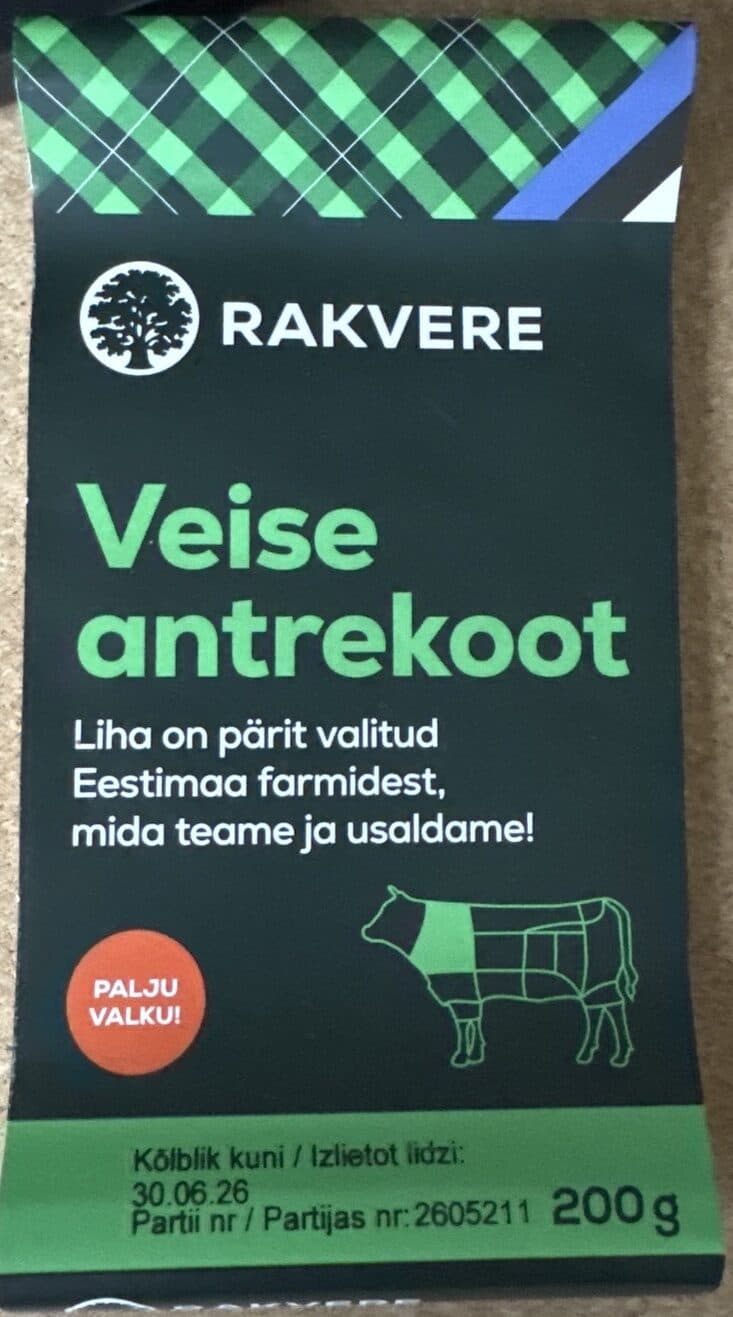 Rakvere Veise antrekoot packshot