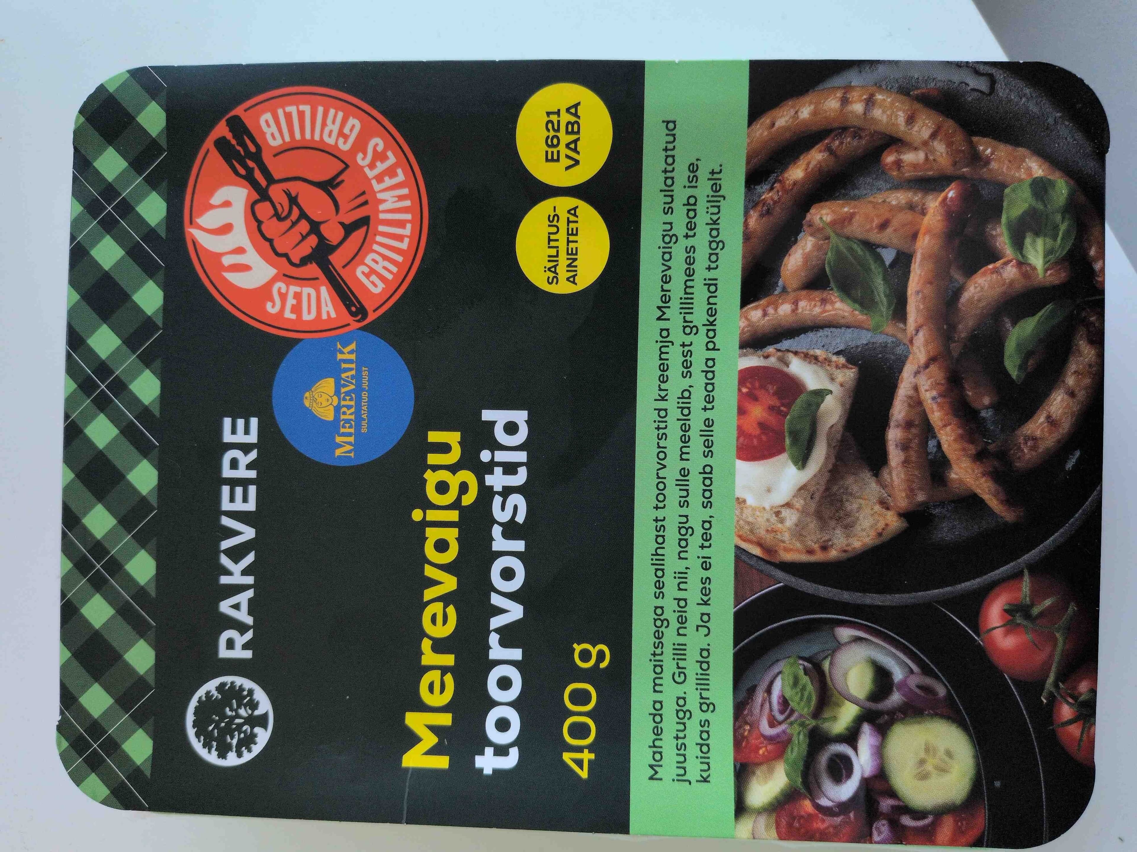 Rakverr Merevaigu toorvorstid packshot