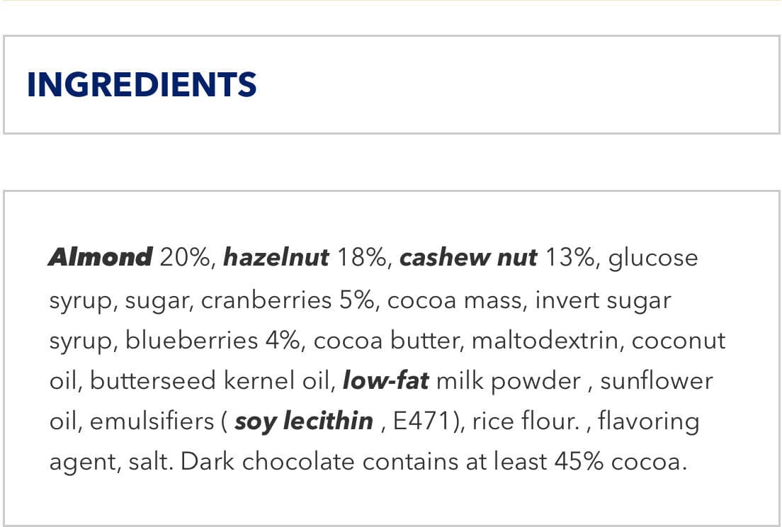 Kaöev Nut And Berry Bar With Dark Chocolate packshot
