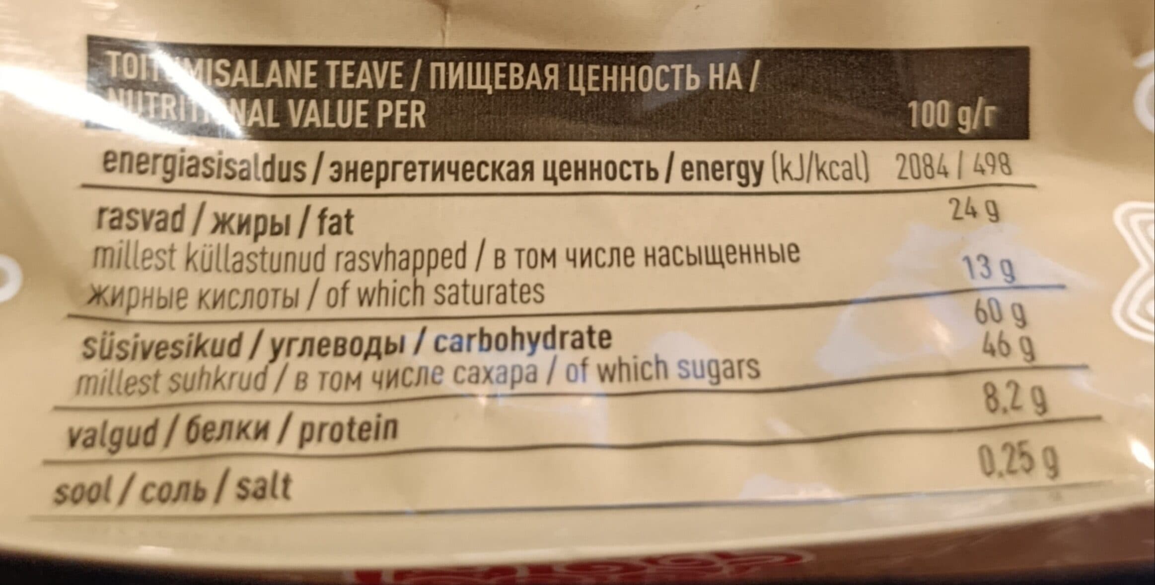 Kalev Piparkoogipallid piimašokolaadis packshot