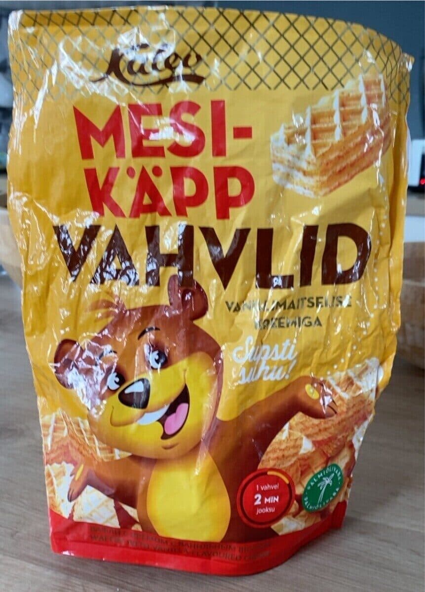 Kalev Vahvlid Vanillimaitselise Kreemiga packshot