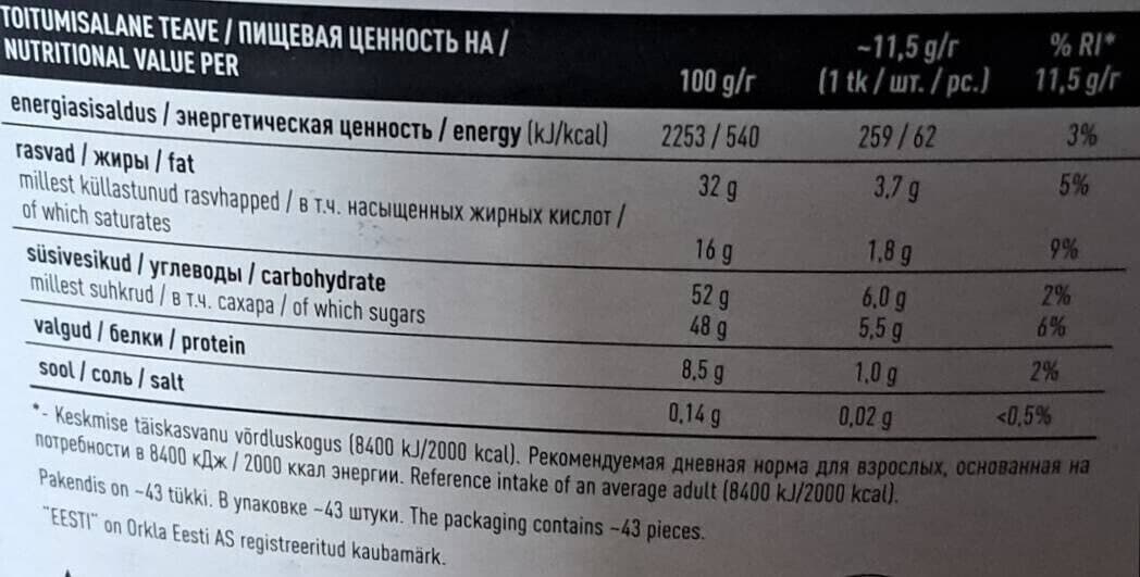 Kalev Eesti packshot
