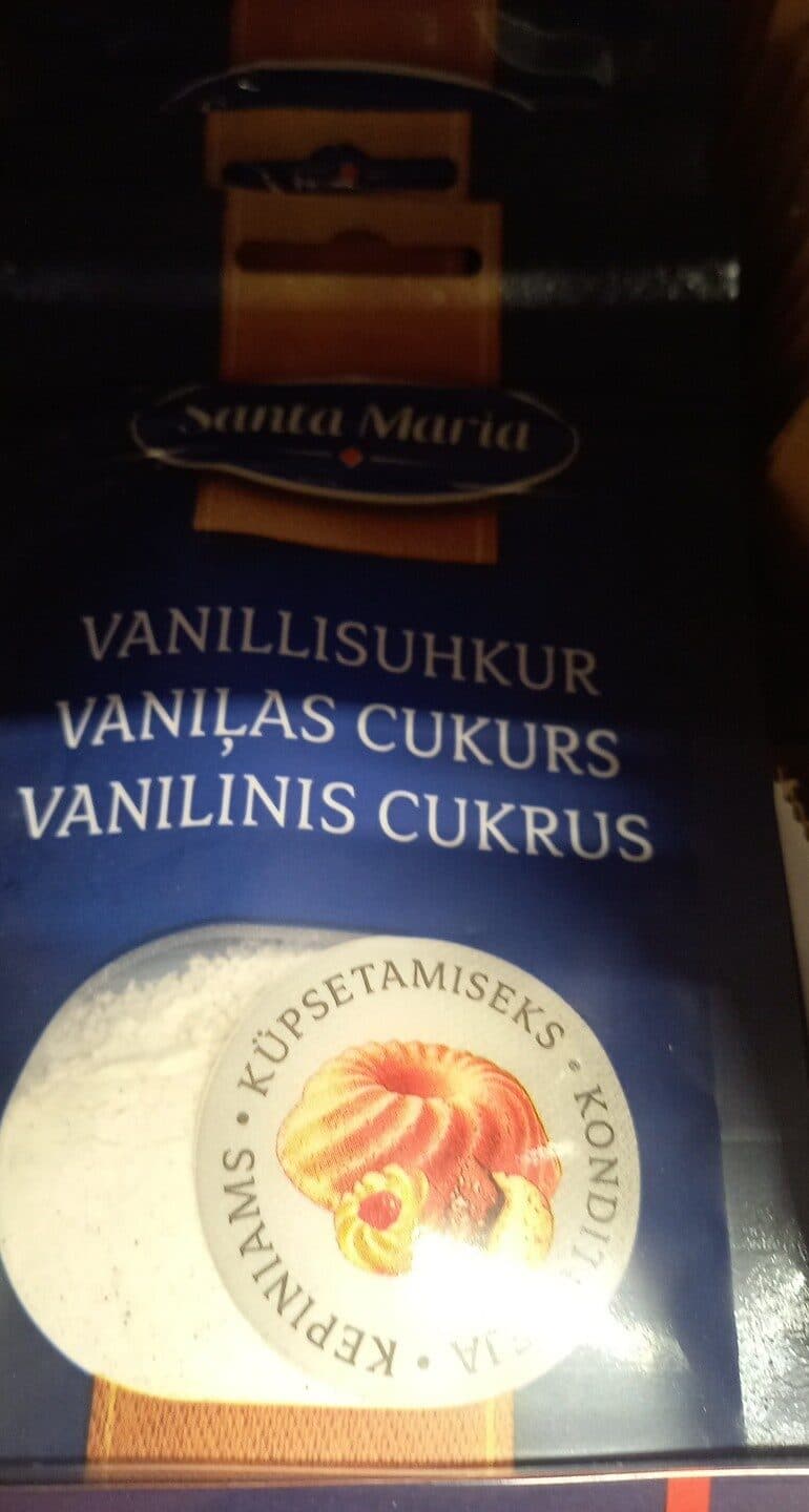 Santa Maria Vaniļas Cukurs packshot