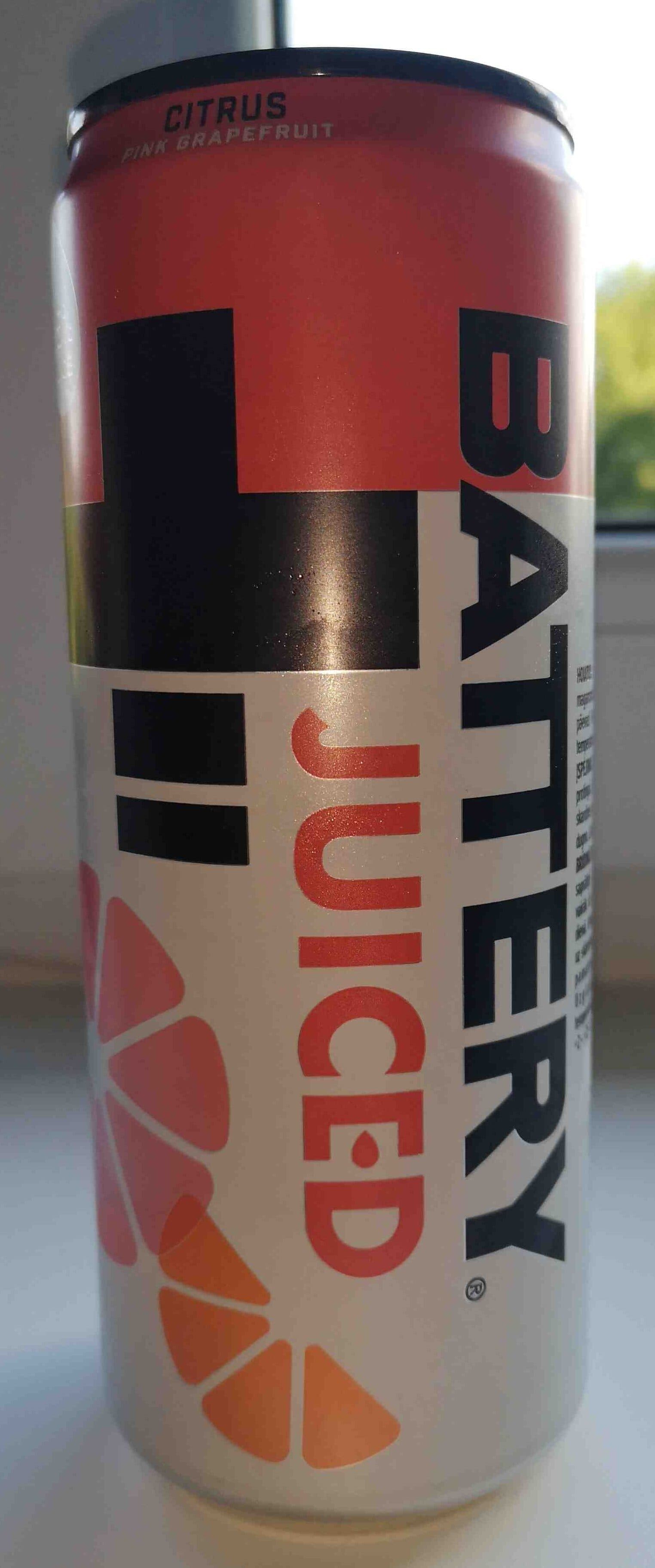 Battery Juiced (pink grapefruit) packshot